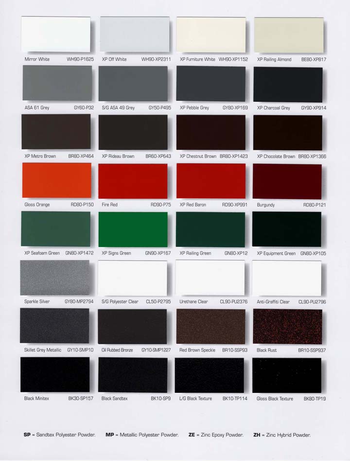 Ral Colour Chart Canada